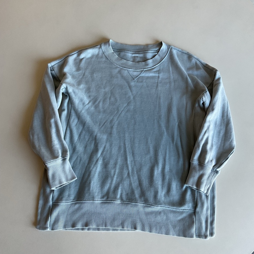 Aerie Crewneck with Side Slits